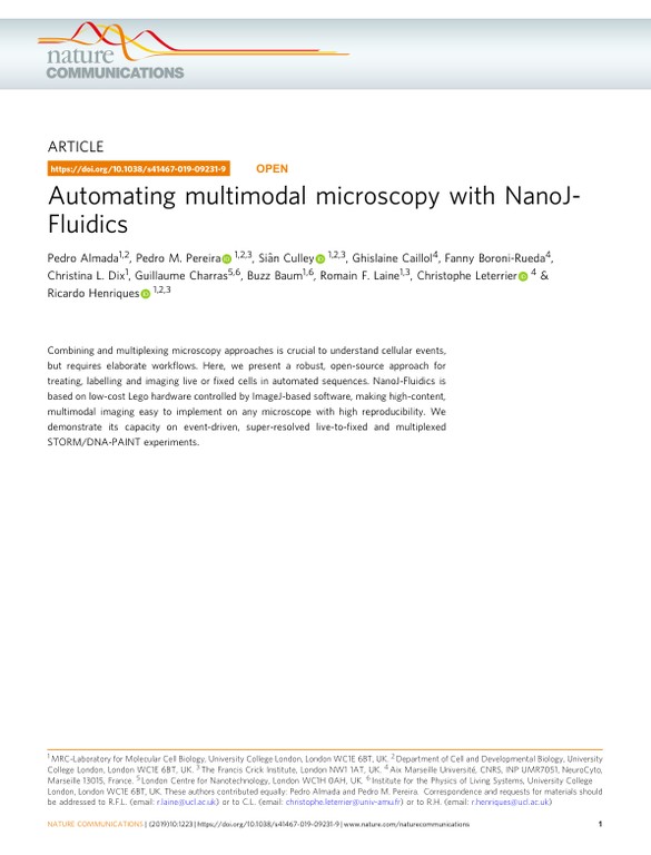 Automating multimodal microscopy with NanoJ-Fluidics