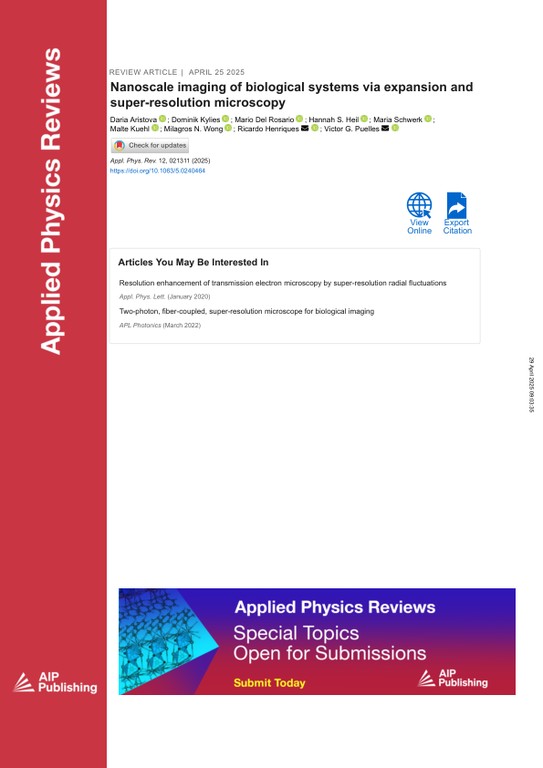 Nanoscale imaging of biological systems via expansion and super-resolution microscopy